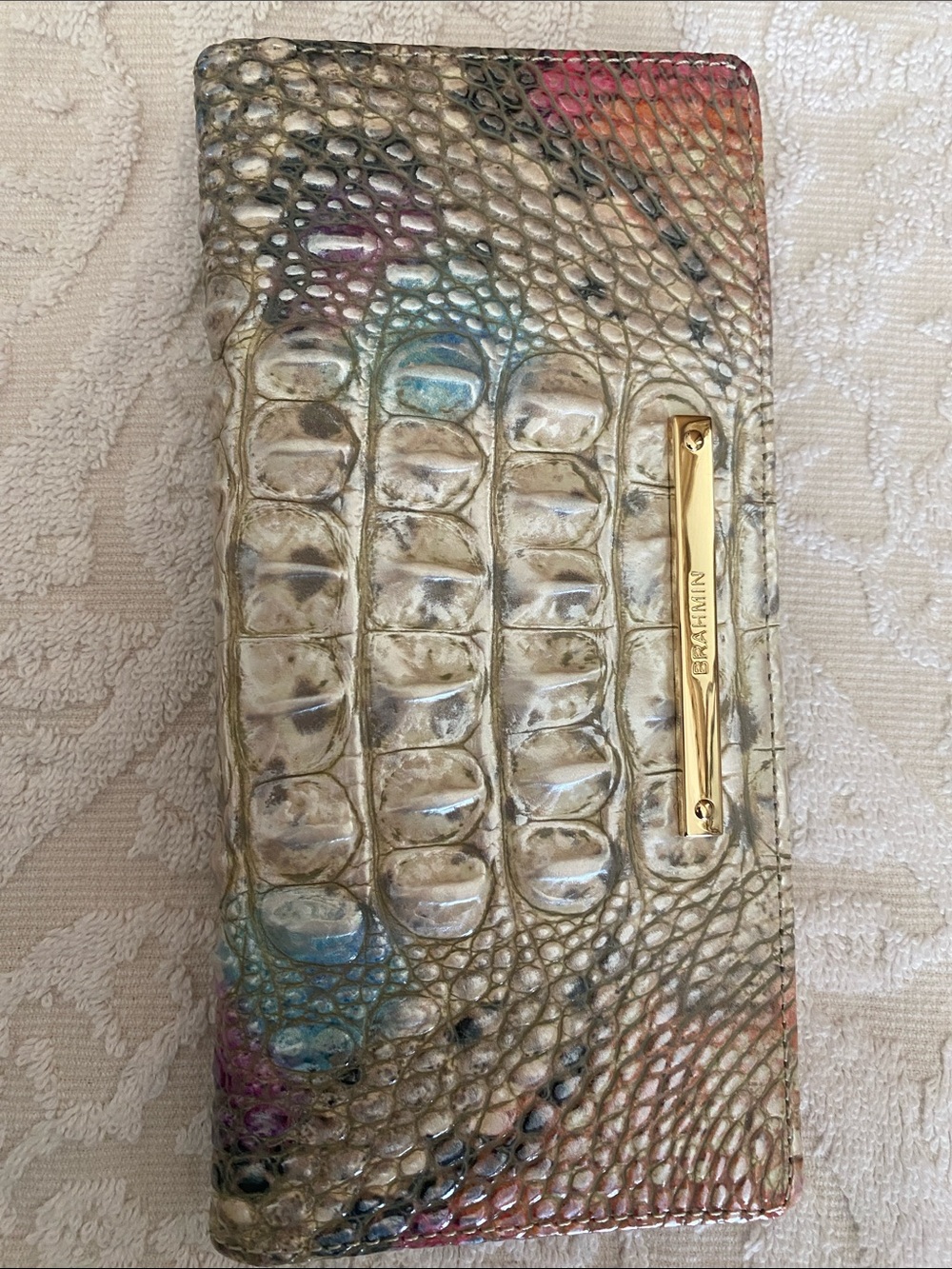 Brahmin Charming Python small Caroline with matching Addy wallet. - Picture 6 of 9
